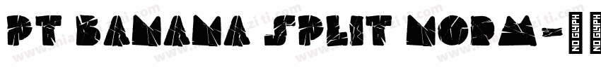 PT Banana Split Norm字体转换